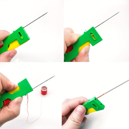 Automatic Threader - Simple Manual Tool for Easier Sewing - Sewing Accessories - Perfect Gift for Sewing Enthusiasts