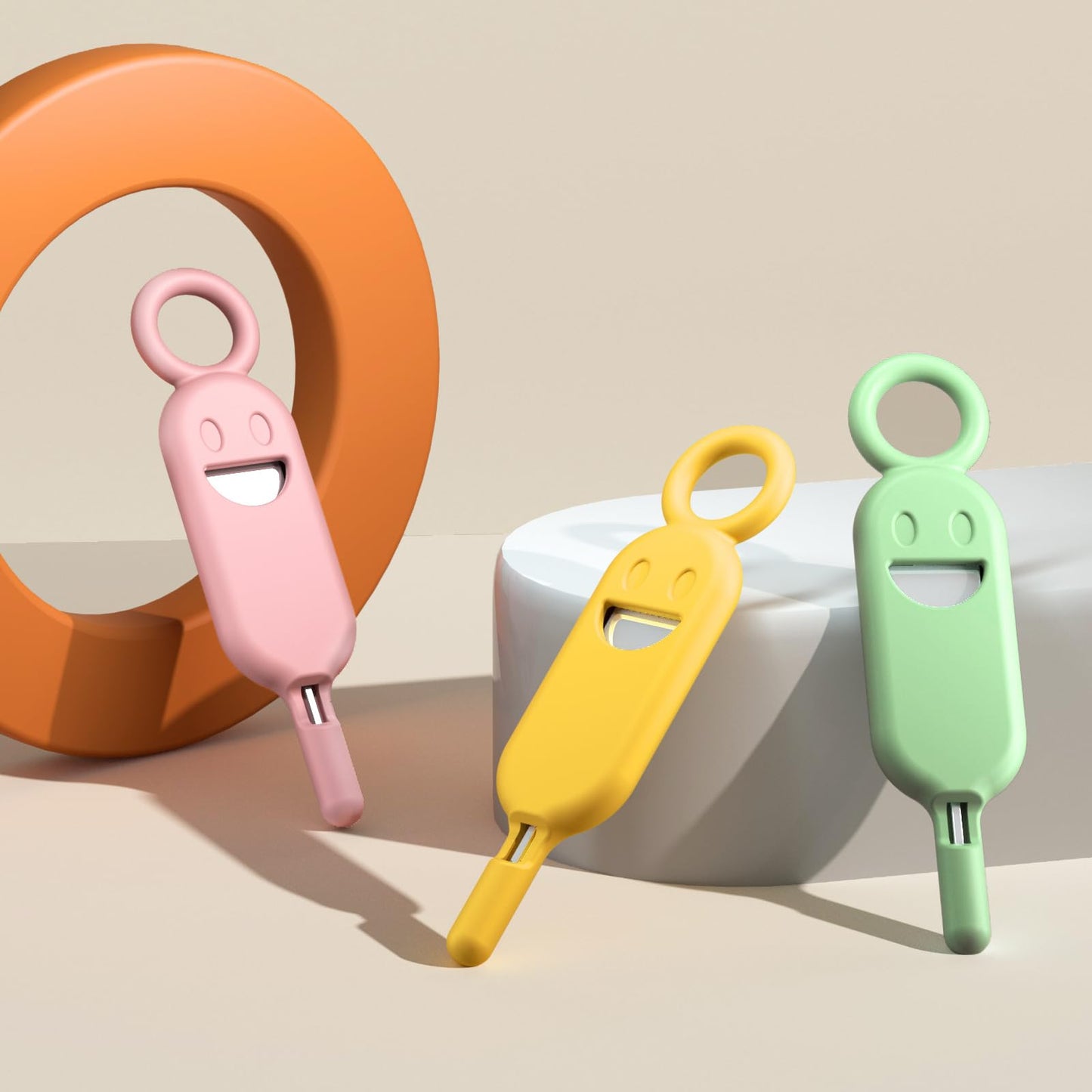 3-Pack SIM Ejector Tool Kit with Storage Case - Compatible with iPhone, Samsung, iPad & All Cell Phones