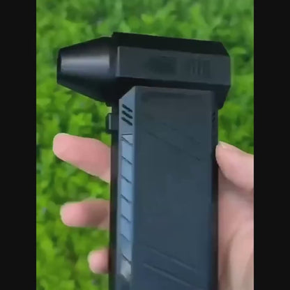 2-in-1 Cordless Turbo Blower - 30W High-Speed Fan for Car Dust Cleaning & Portable Camping Air Circulation