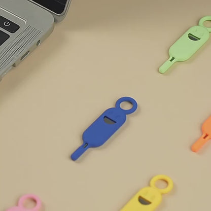 3-Pack SIM Ejector Tool Kit with Storage Case - Compatible with iPhone, Samsung, iPad & All Cell Phones